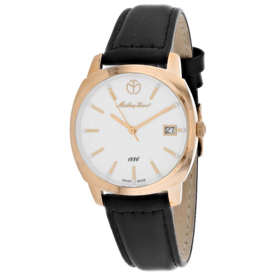 Mathey-Tissot Women's D6940PI Smart Black Leather Watch