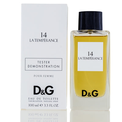D&G 14 La Temperance D&G Edt Spray Tester 3.4 Oz For Women 46938