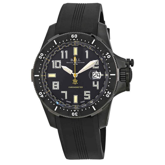 Ball Men's DM2176AP1CAJBK Engineer Hydrocarbon Black Rubber Watch