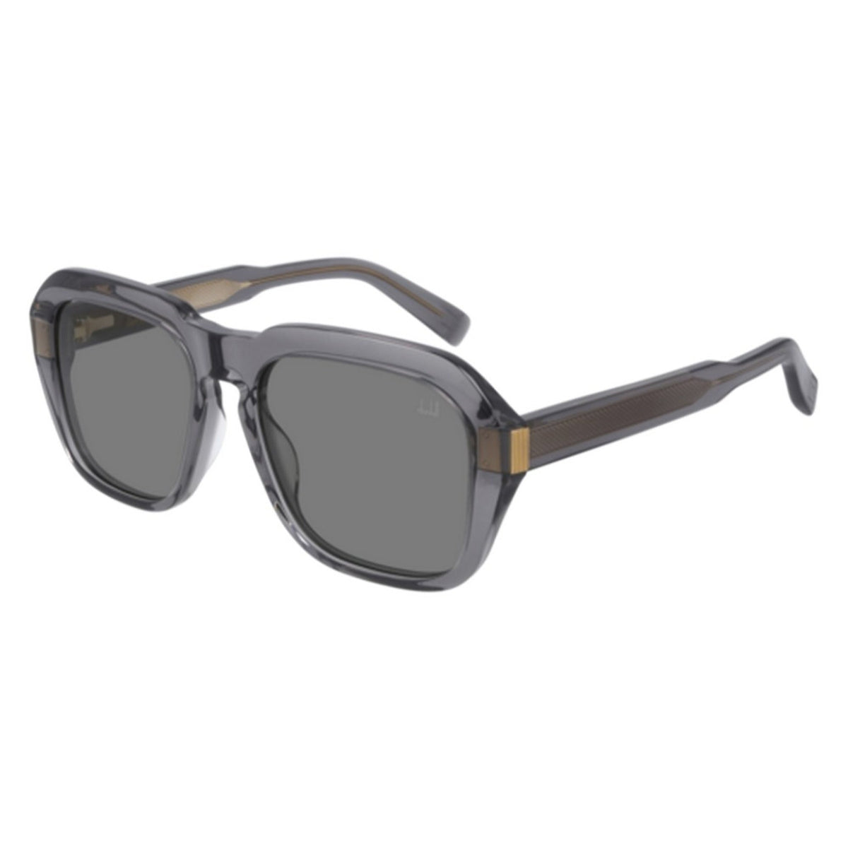 Dunhill Unisex Sunglasses Spring Summer 2021 Grey Grey Nylon Nylon Transparent DU0001S 005