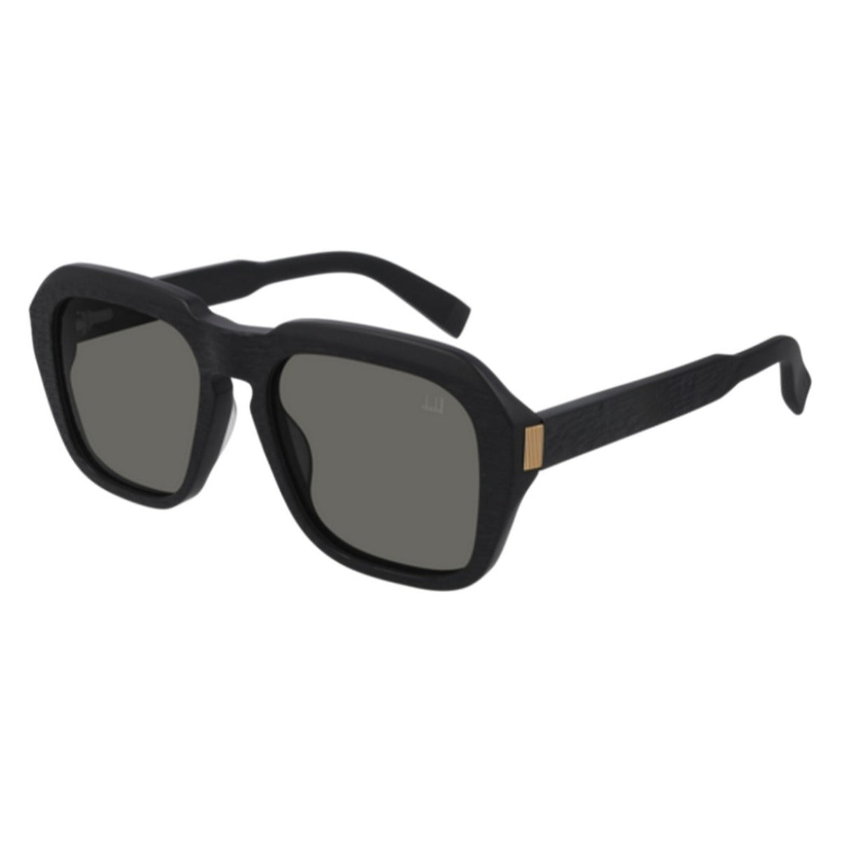 Dunhill Unisex Sunglasses Spring Summer 2021 Black Grey Nylon Nylon Matte DU0001S 009