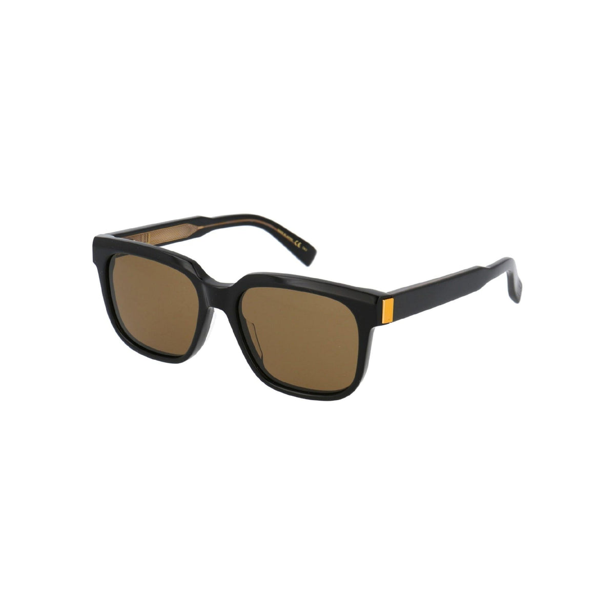 Dunhill Unisex Sunglasses Spring Summer 2021 Black Transparent NXT Lens NXT Lens Shiny DU0002S 005