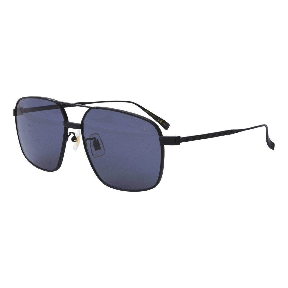 Dunhill Men's Sunglasses Spring Summer 2021 Black Blue Nylon Nylon Matte DU0004S 002