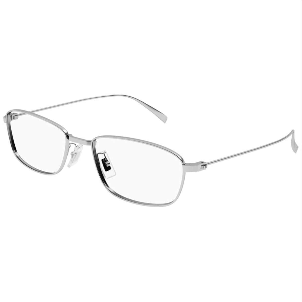 Dunhill Men's Sunglasses Fall Winter 2021 Silver Transparent Demo Lens Demo Lens Matte DU0008OJ 003