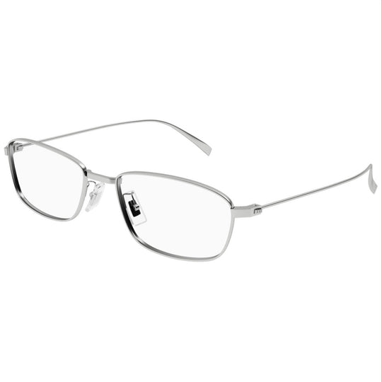 Dunhill Men's Sunglasses Fall Winter 2021 Silver Transparent Demo Lens Demo Lens Matte DU0008OJ 003