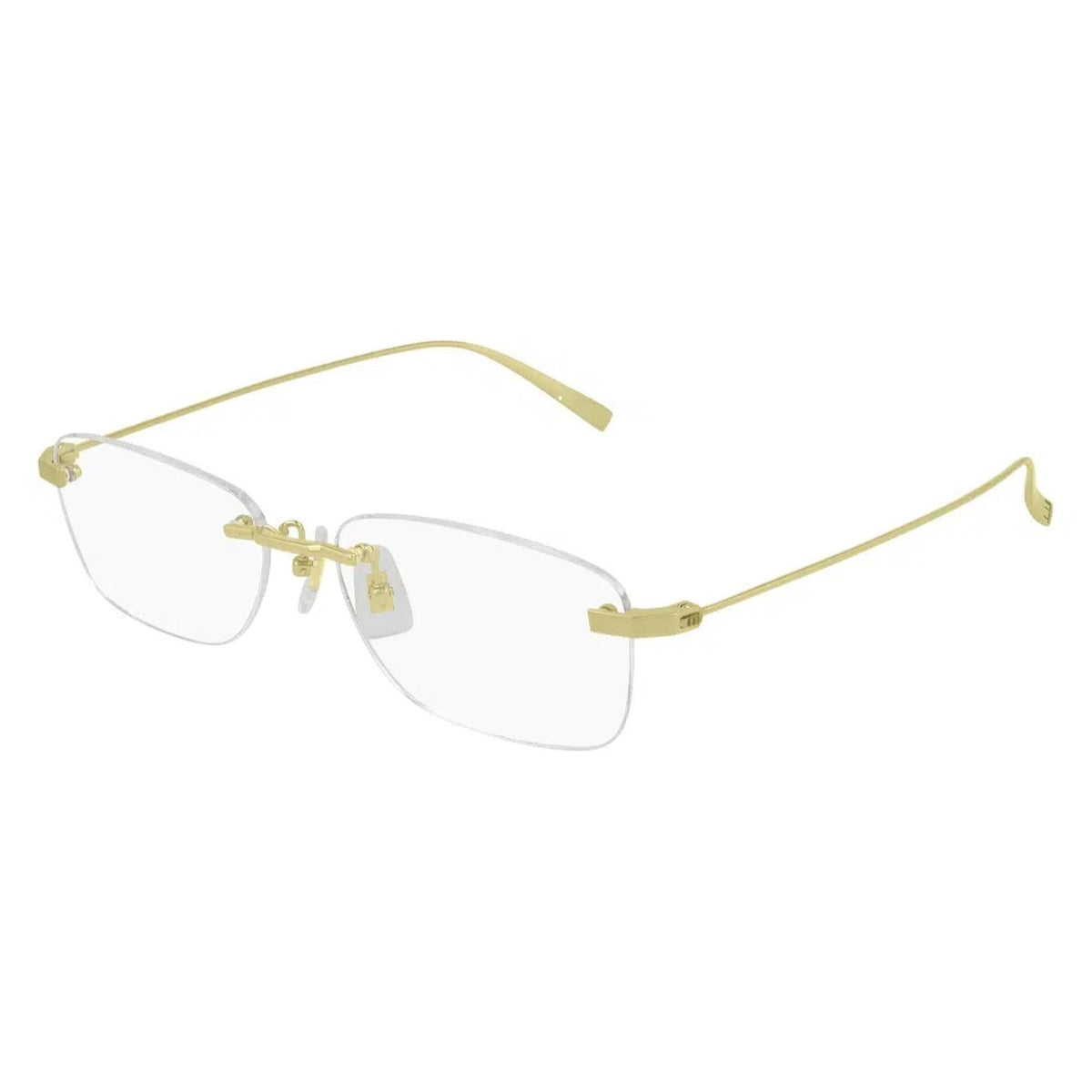 Dunhill Men's Sunglasses Spring Summer 2021 Gold Transparent Demo Lens Demo Lens Shiny DU0010OJ 002