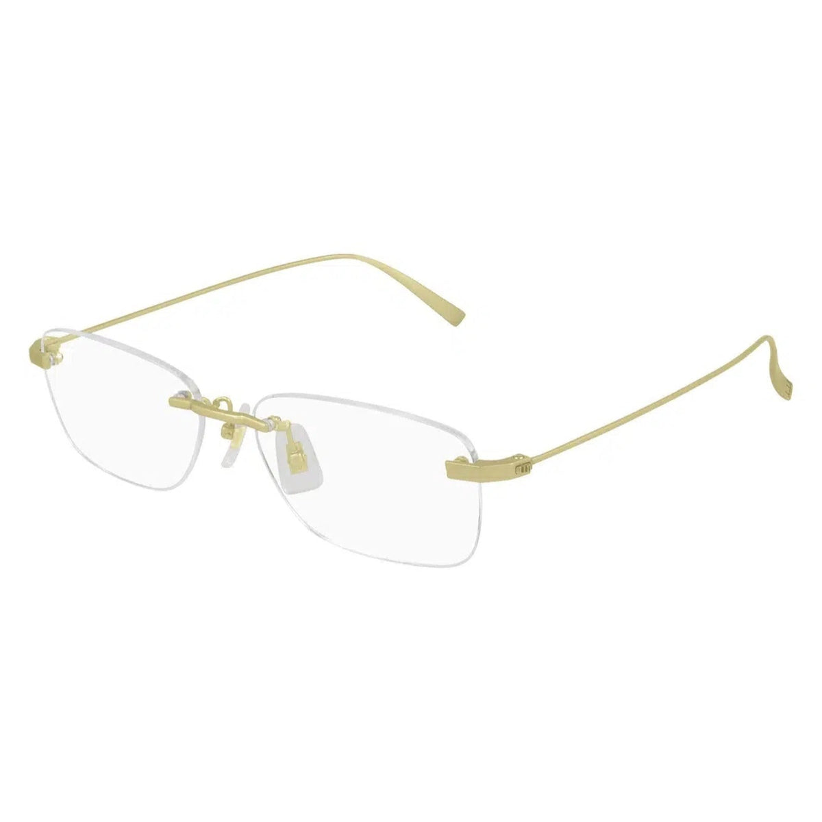 Dunhill Men's Sunglasses Spring Summer 2021 Gold Transparent Demo Lens Demo Lens Matte DU0010OJ 004