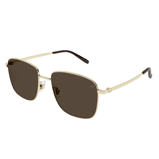 Dunhill Men's Sunglasses Fall Winter 2021 Gold Brown Nylon Nylon Light DU0011S 003