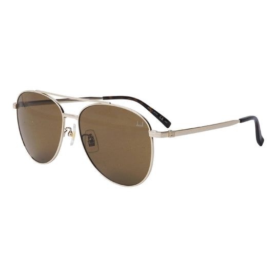 Dunhill Men's Sunglasses Fall Winter 2021 Gold Brown Nylon Nylon Light DU0012S 003