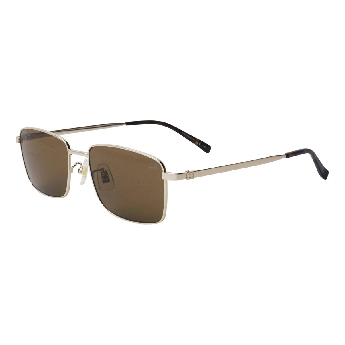 Dunhill Men's Sunglasses Spring Summer 2021 Gold Brown Nylon Nylon Light DU0013S 002