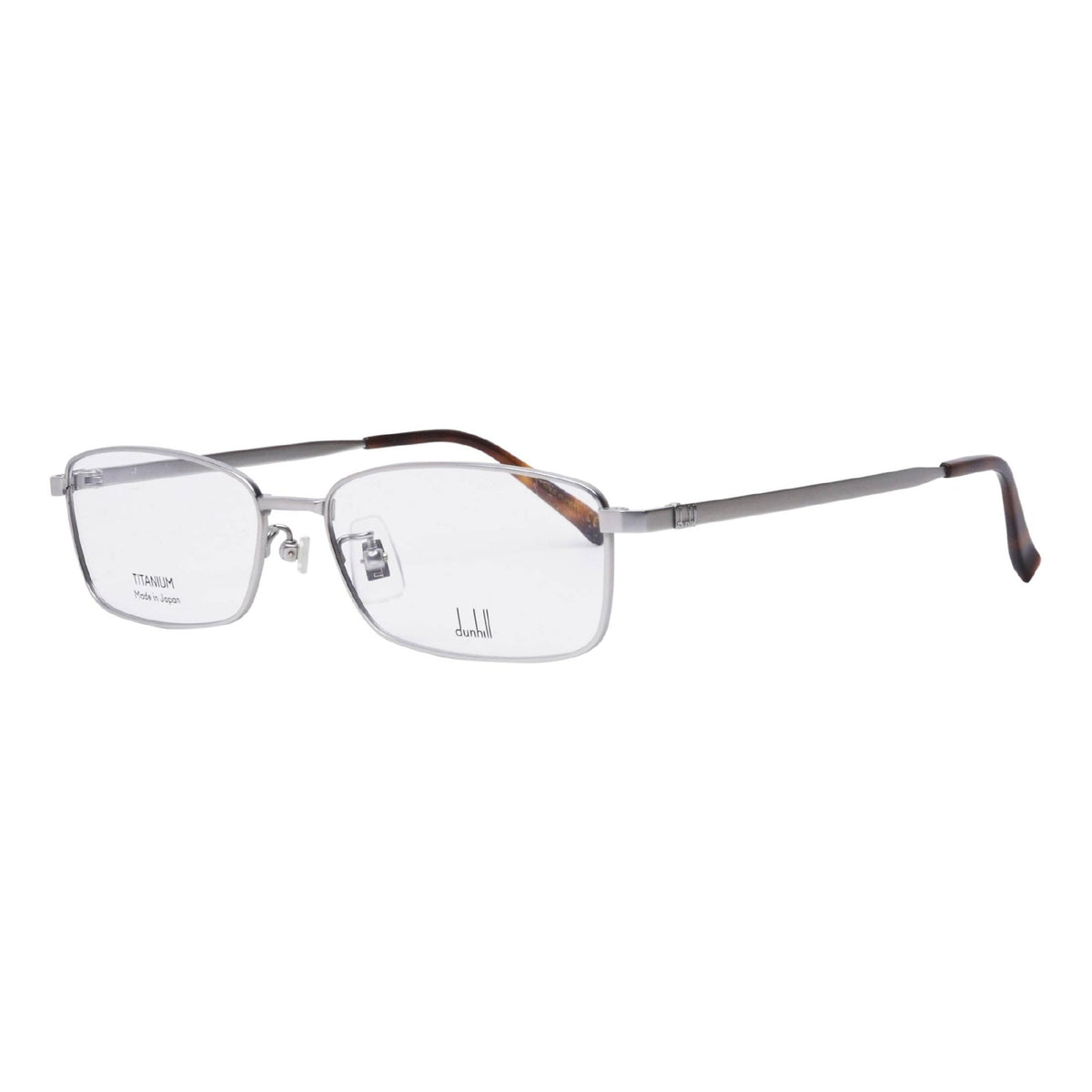 Dunhill Men's Sunglasses Spring Summer 2021 Silver Transparent Demo Lens Demo Lens Matte DU0015OJ 003