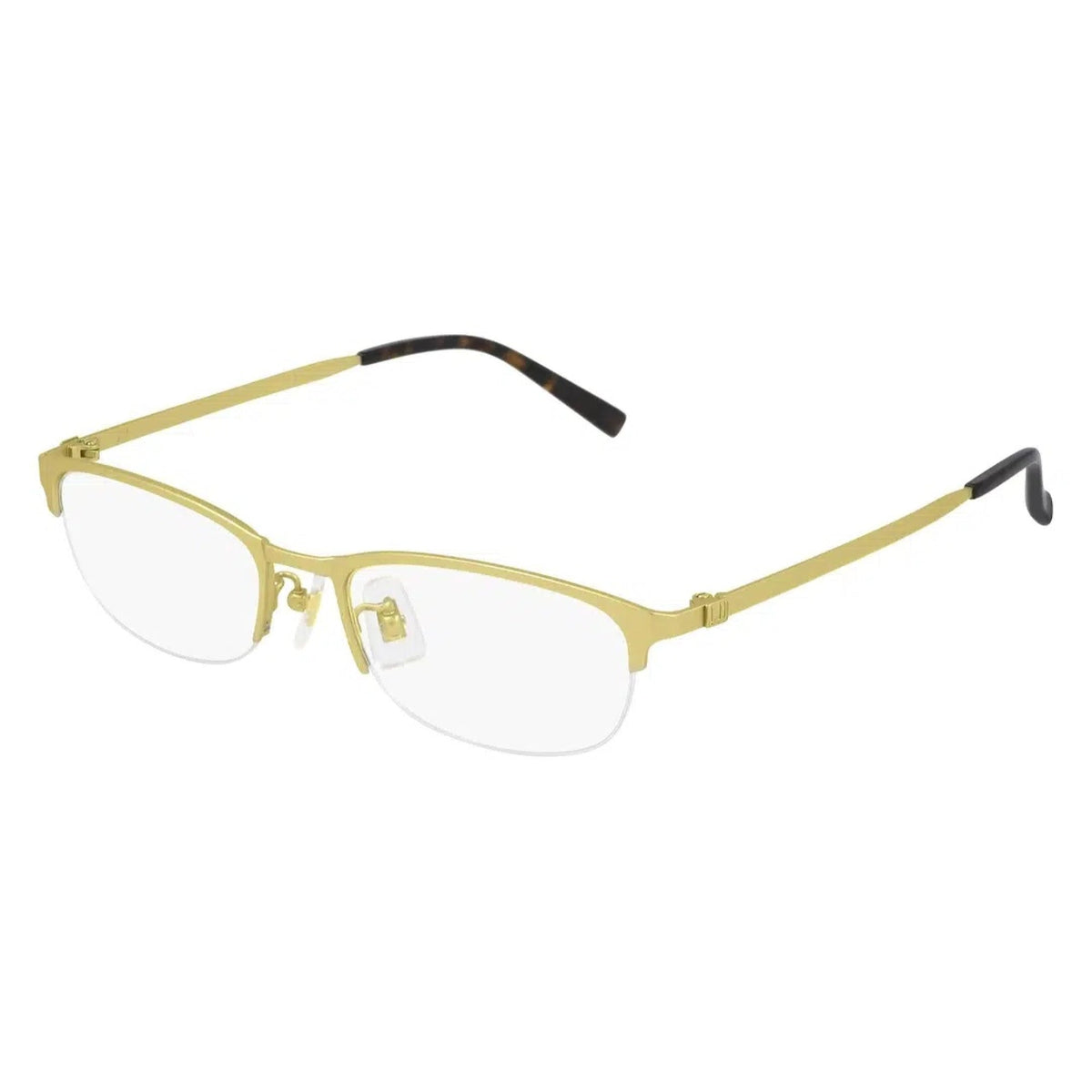 Dunhill Men's Sunglasses Spring Summer 2021 Gold Transparent Demo Lens Demo Lens Light DU0019OJ 003