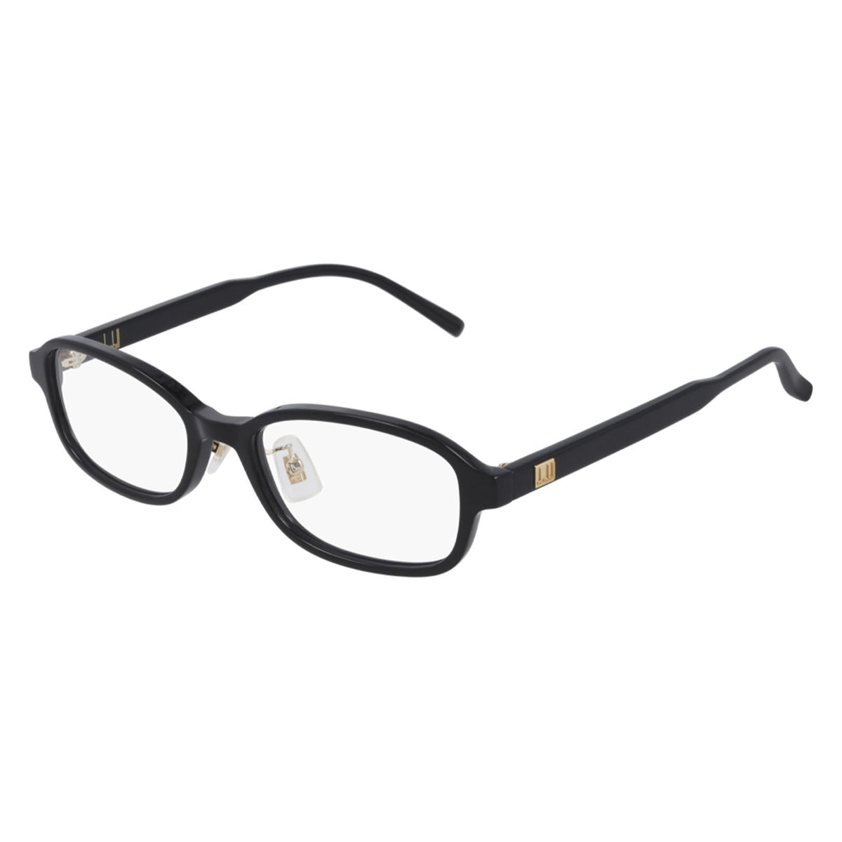 Dunhill Men's Sunglasses Spring Summer 2021 Black Transparent Demo Lens Demo Lens Shiny DU0021OJ 001