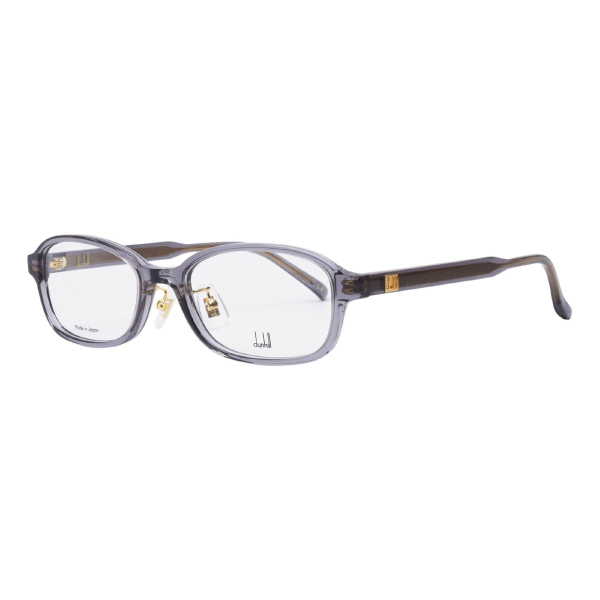 Dunhill Men's Sunglasses Spring Summer 2021 Grey Transparent Demo Lens Demo Lens Transparent DU0021OJ 004