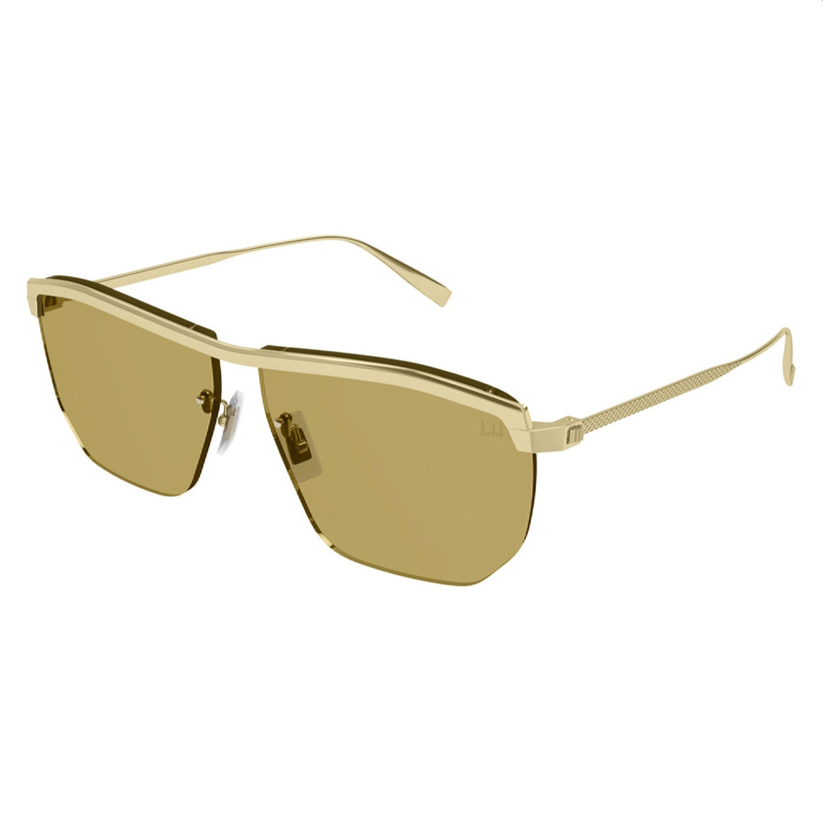 Dunhill Men's Sunglasses Spring Summer 2022 Gold Yellow Nylon Nylon Light DU0026S 004