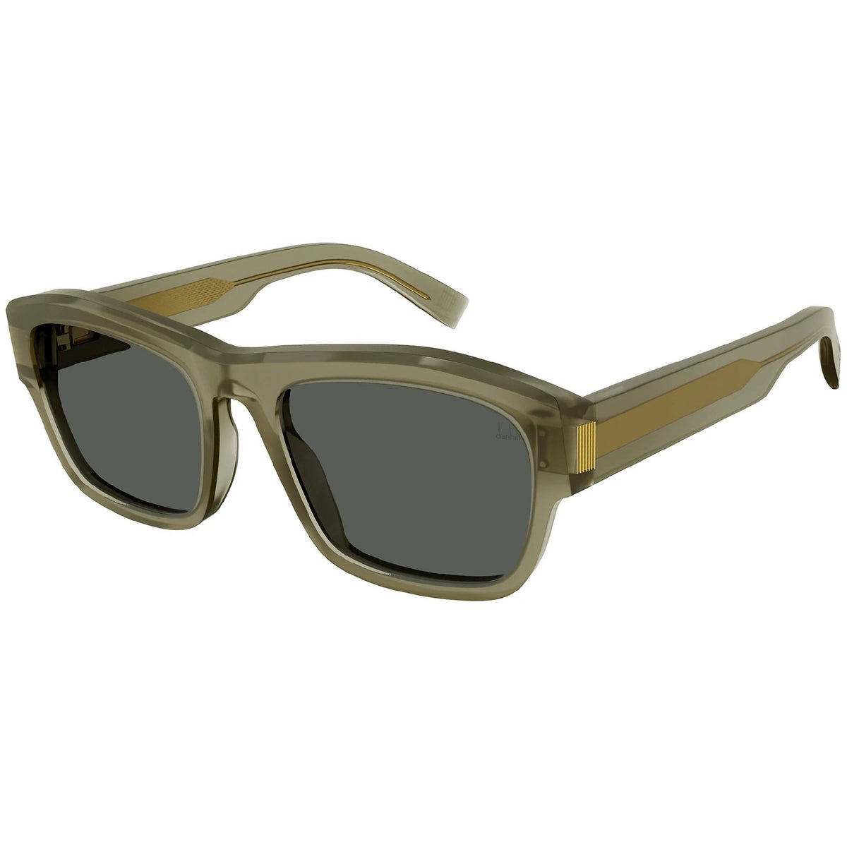 Dunhill Men's Sunglasses Spring Summer 2022 Brown Green Nylon Nylon Shiny DU0029S 004