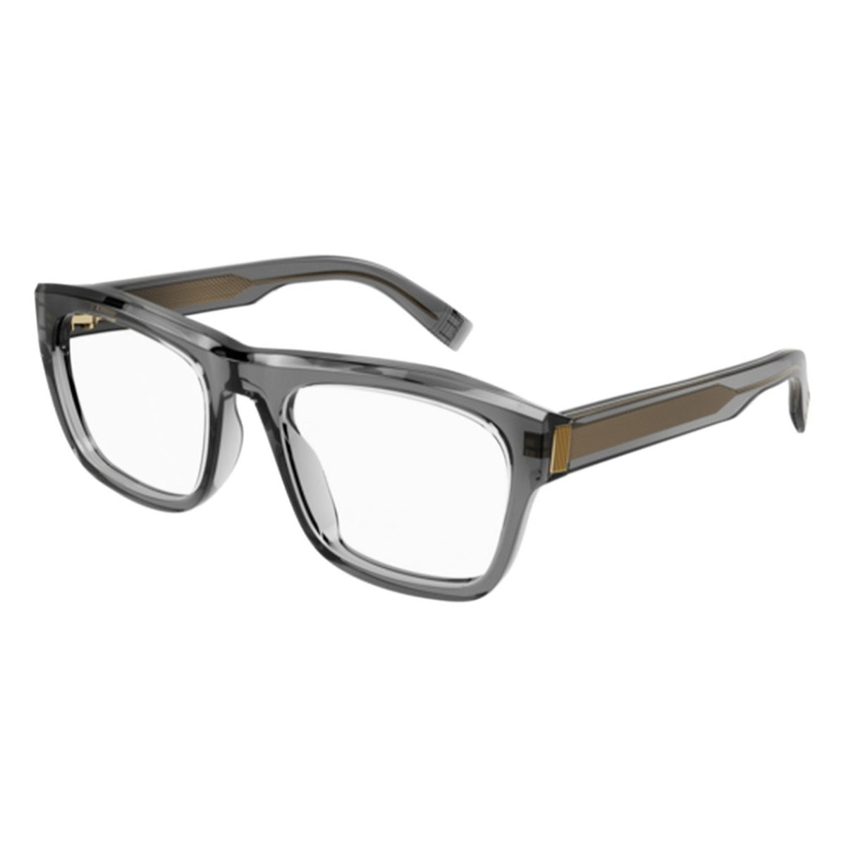 Dunhill Men's Sunglasses Spring Summer 2022 Grey Transparent Demo Lens Demo Lens Shiny DU0030O 003