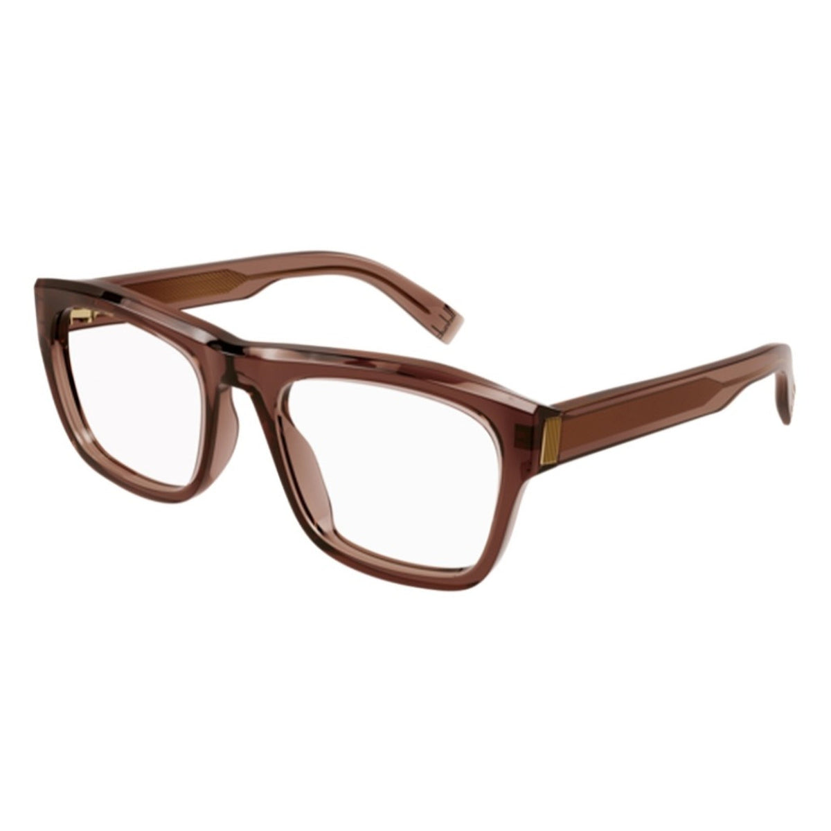 Dunhill Men's Sunglasses Spring Summer 2022 Brown Transparent Demo Lens Demo Lens Transparent DU0030O 004