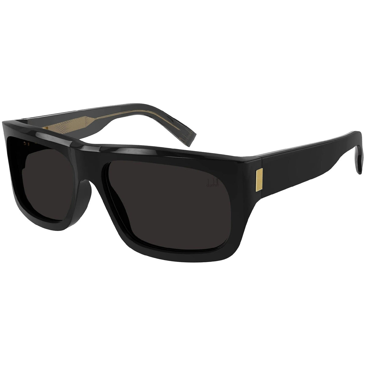 Dunhill Men's Sunglasses Spring Summer 2022 Black Grey Nylon Nylon Shiny DU0033S 001