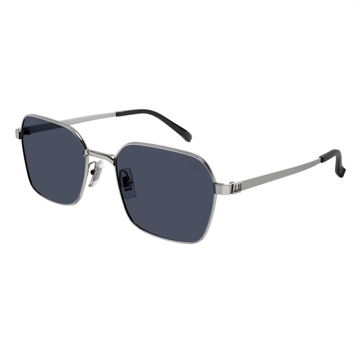 Dunhill Men's Sunglasses Spring Summer 2022 Silver Grey Nylon Nylon Shiny DU0036S 005