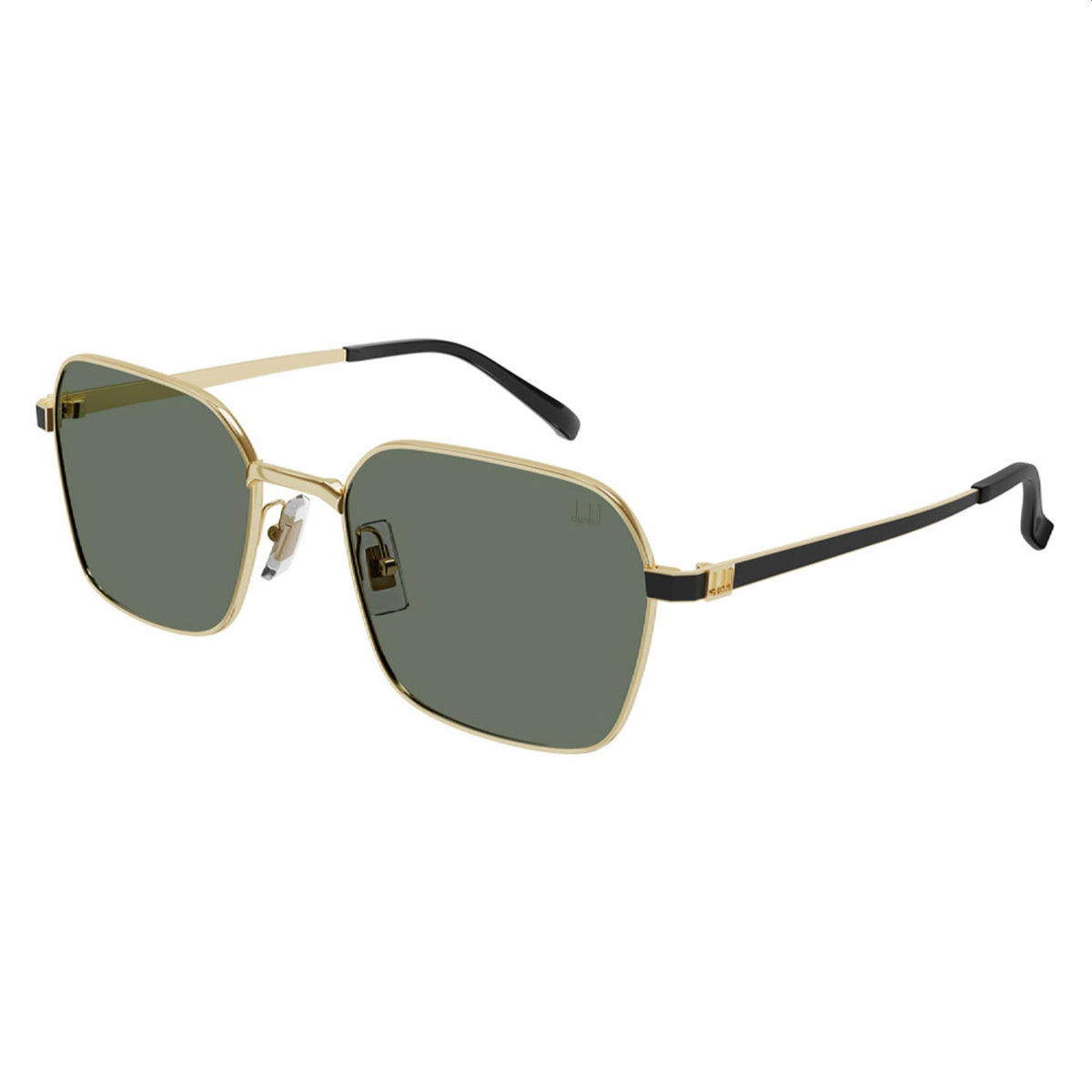 Dunhill Men's Sunglasses Spring Summer 2022 Gold Green Nylon Nylon Light DU0036S 006