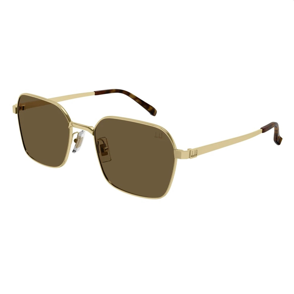 Dunhill Men's Sunglasses Spring Summer 2022 Gold Brown Nylon Nylon Light DU0036S 008