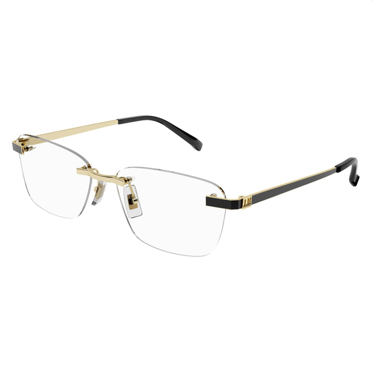 Dunhill Men's Sunglasses Spring Summer 2022 Gold Transparent Demo Lens Demo Lens Light DU0038OA 003
