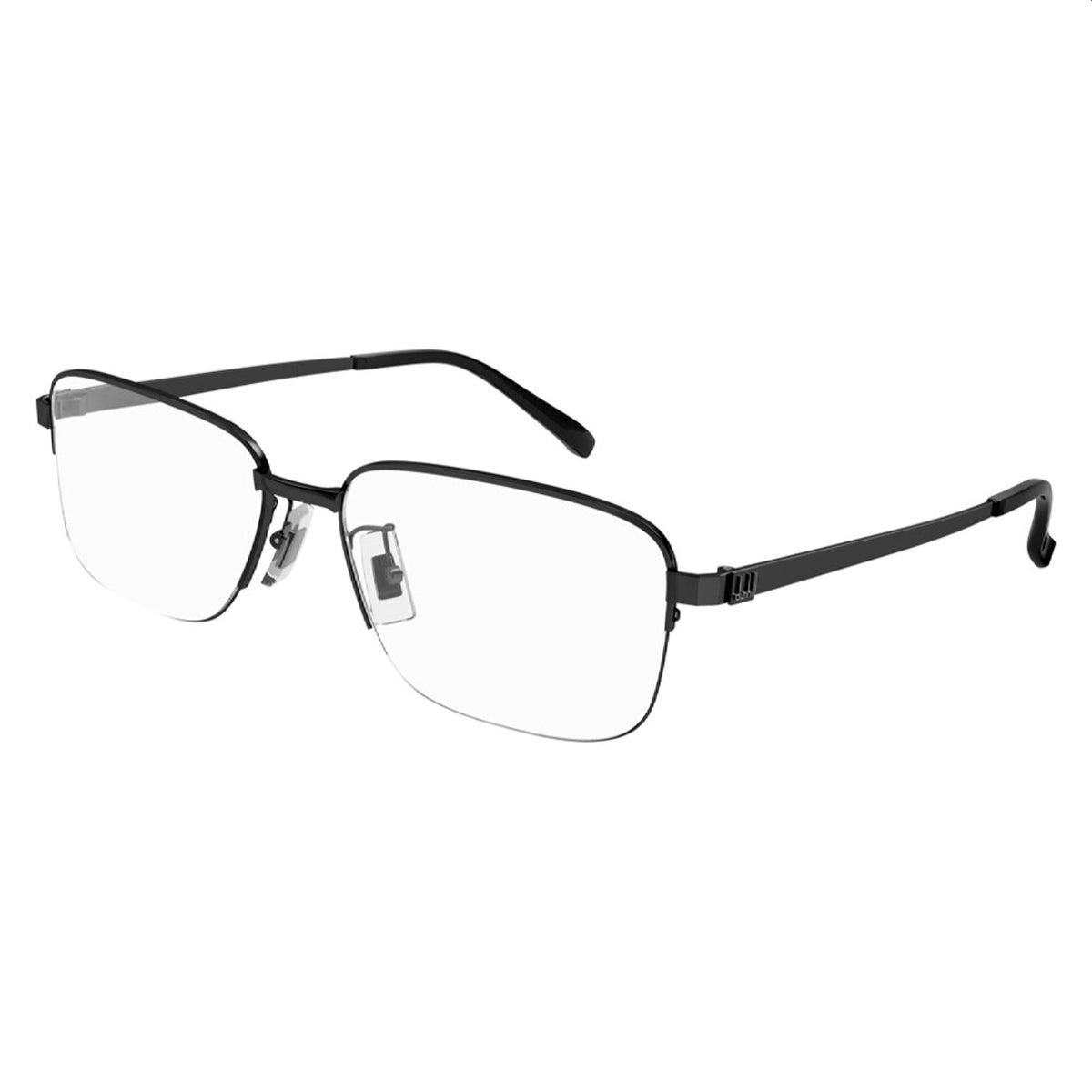 Dunhill Men's Sunglasses Spring Summer 2022 Black Transparent Demo Lens Demo Lens Matte DU0040OA 001