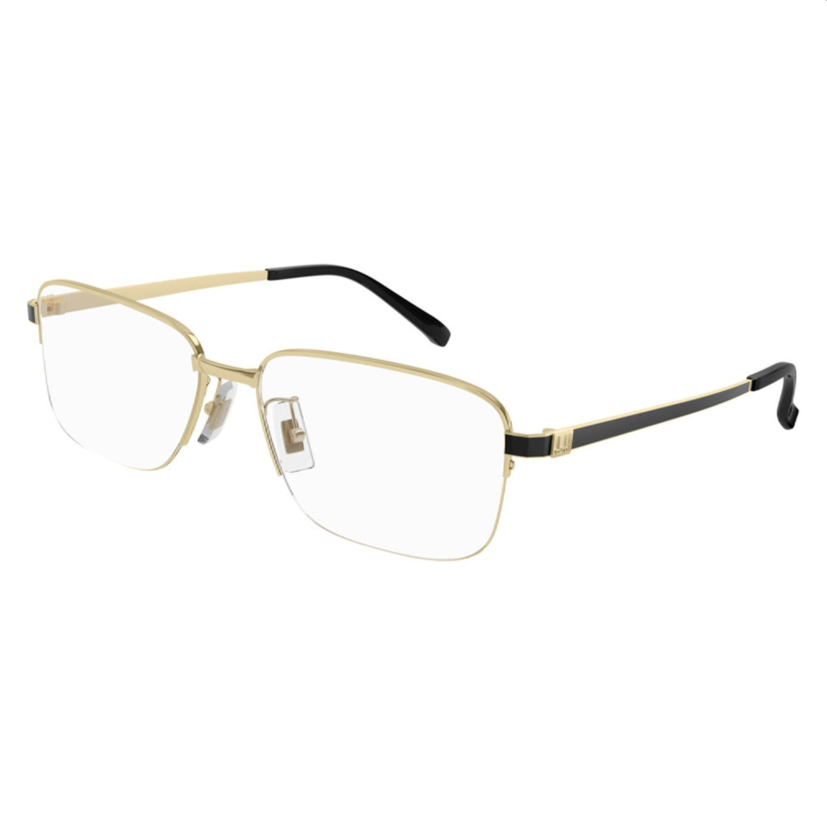 Dunhill Men's Sunglasses Spring Summer 2022 Gold Transparent Demo Lens Demo Lens Light DU0040OA 003