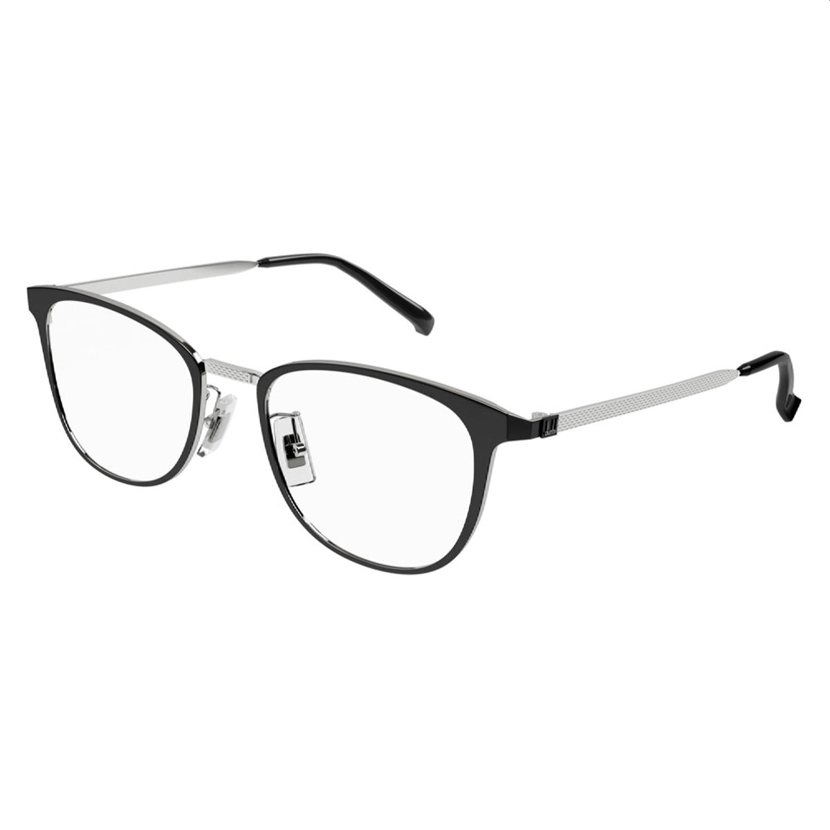 Dunhill Men's Sunglasses Spring Summer 2022 Black Transparent Demo Lens Demo Lens Matte DU0041OA 006