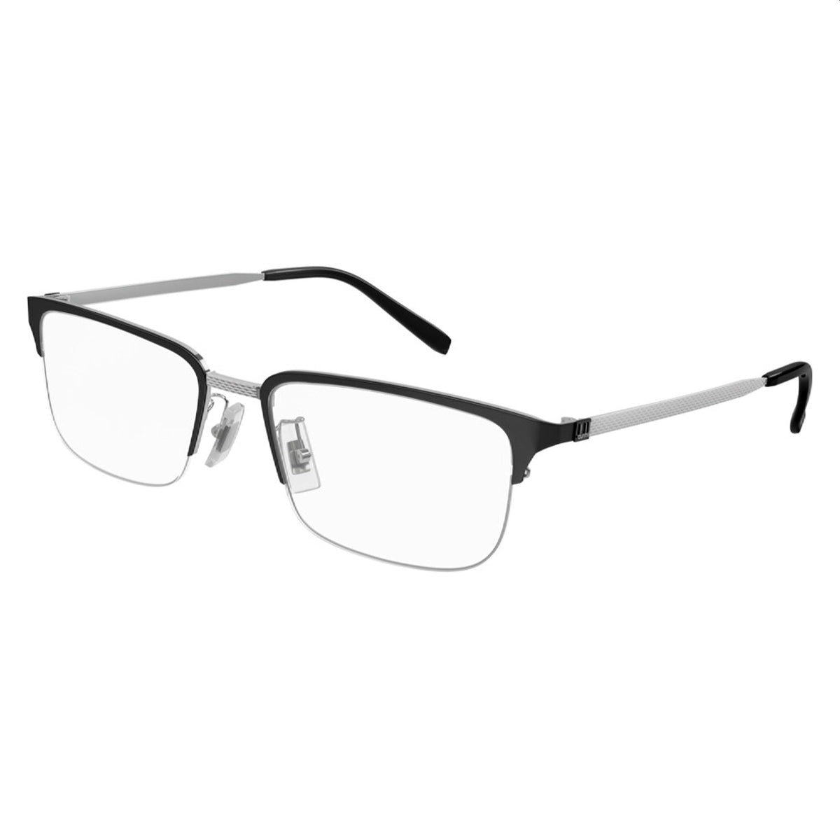Dunhill Men's Sunglasses Spring Summer 2022 Black Transparent Demo Lens Demo Lens Matte DU0043OA 002