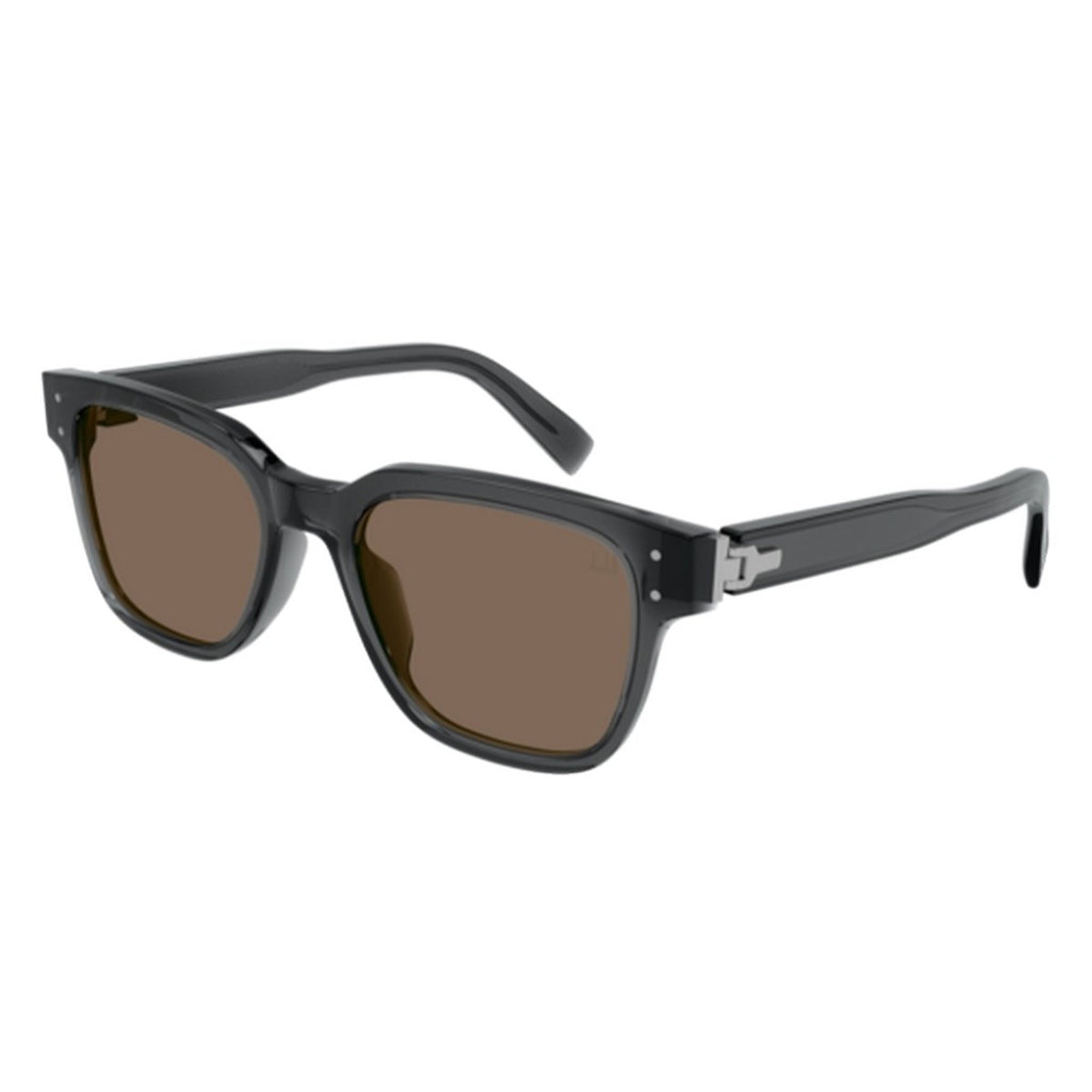 Dunhill Men's Sunglasses Spring Summer 2022 Grey Brown Nylon Nylon Transparent DU0045S 003