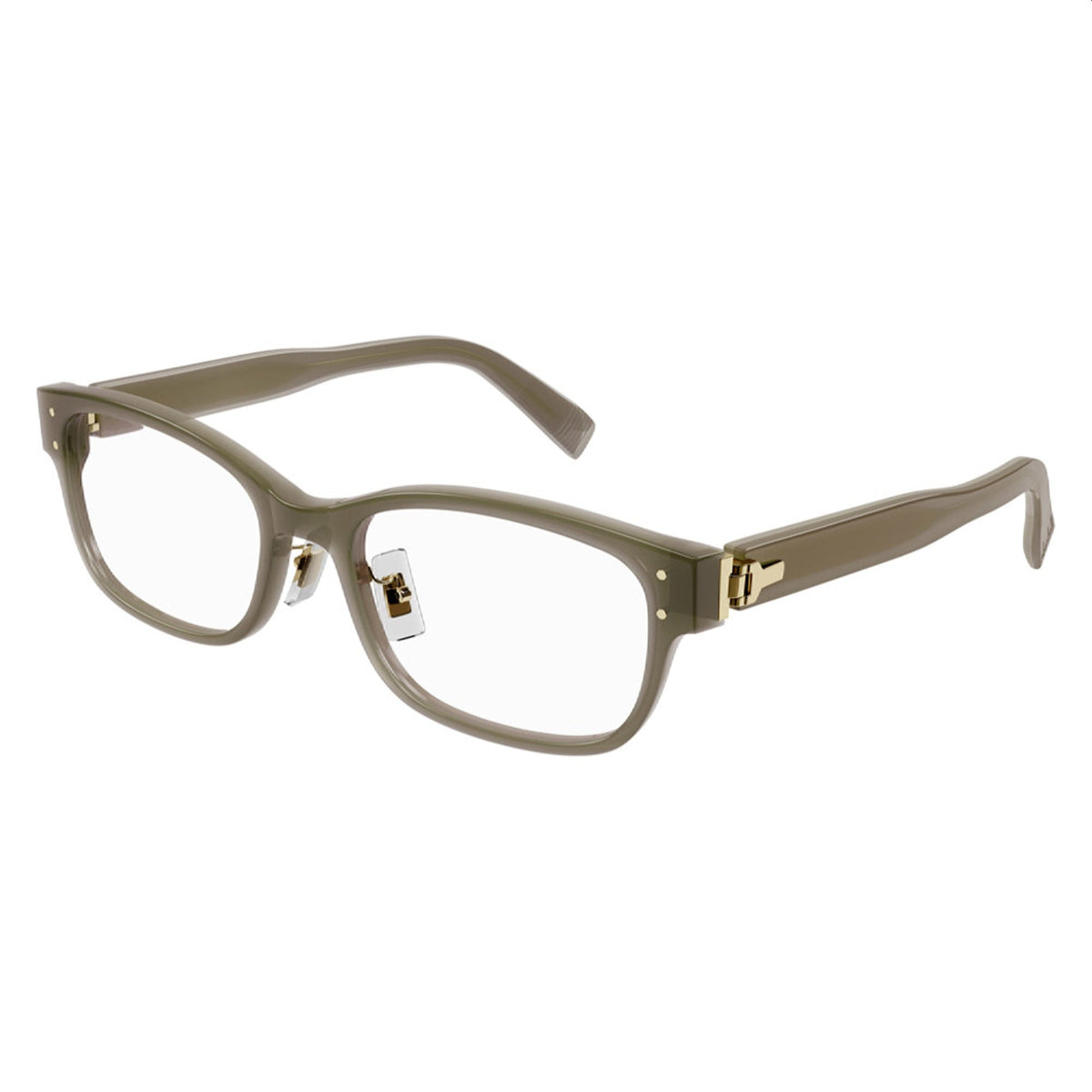 Dunhill Men's Sunglasses Spring Summer 2022 Brown Transparent Demo Lens Demo Lens Shiny DU0047OA 008