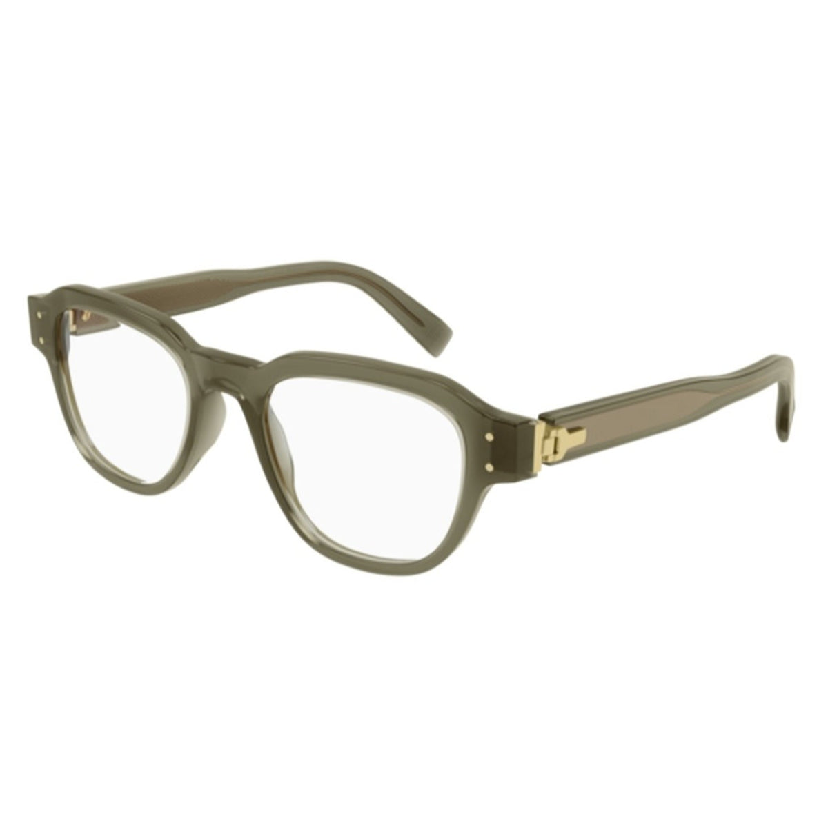 Dunhill Men's Sunglasses Spring Summer 2022 Brown Transparent Demo Lens Demo Lens Shiny DU0048O 004