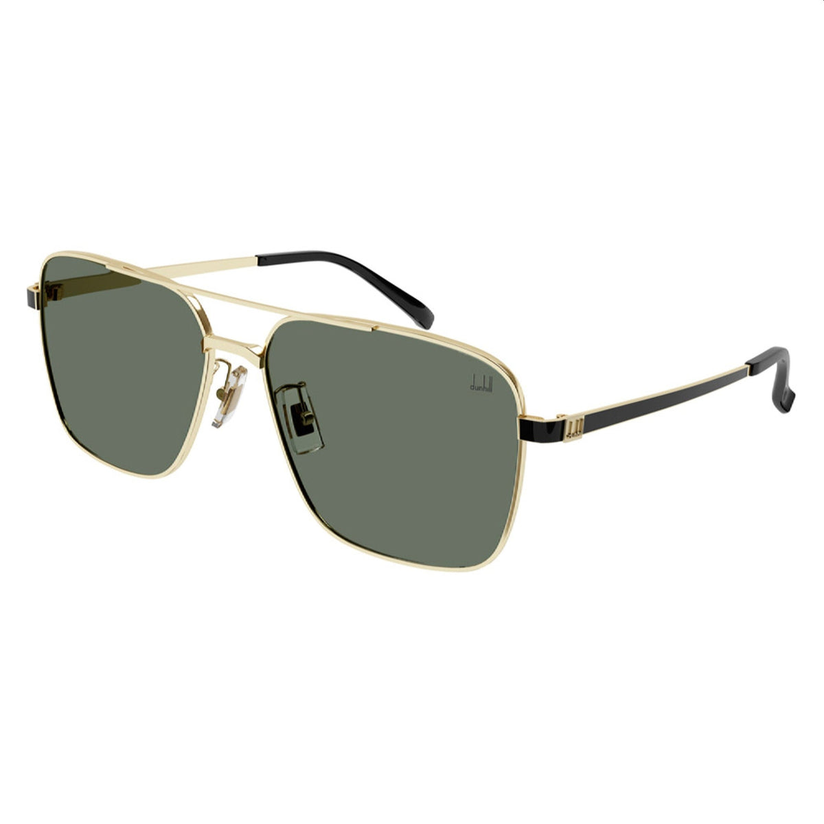 Dunhill Men's Sunglasses Spring Summer 2022 Gold Green Nylon Nylon Light DU0052S 002