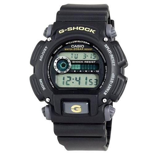 Casio Men&#39;s DW-9052-1B Classic Digital Black Rubber Watch