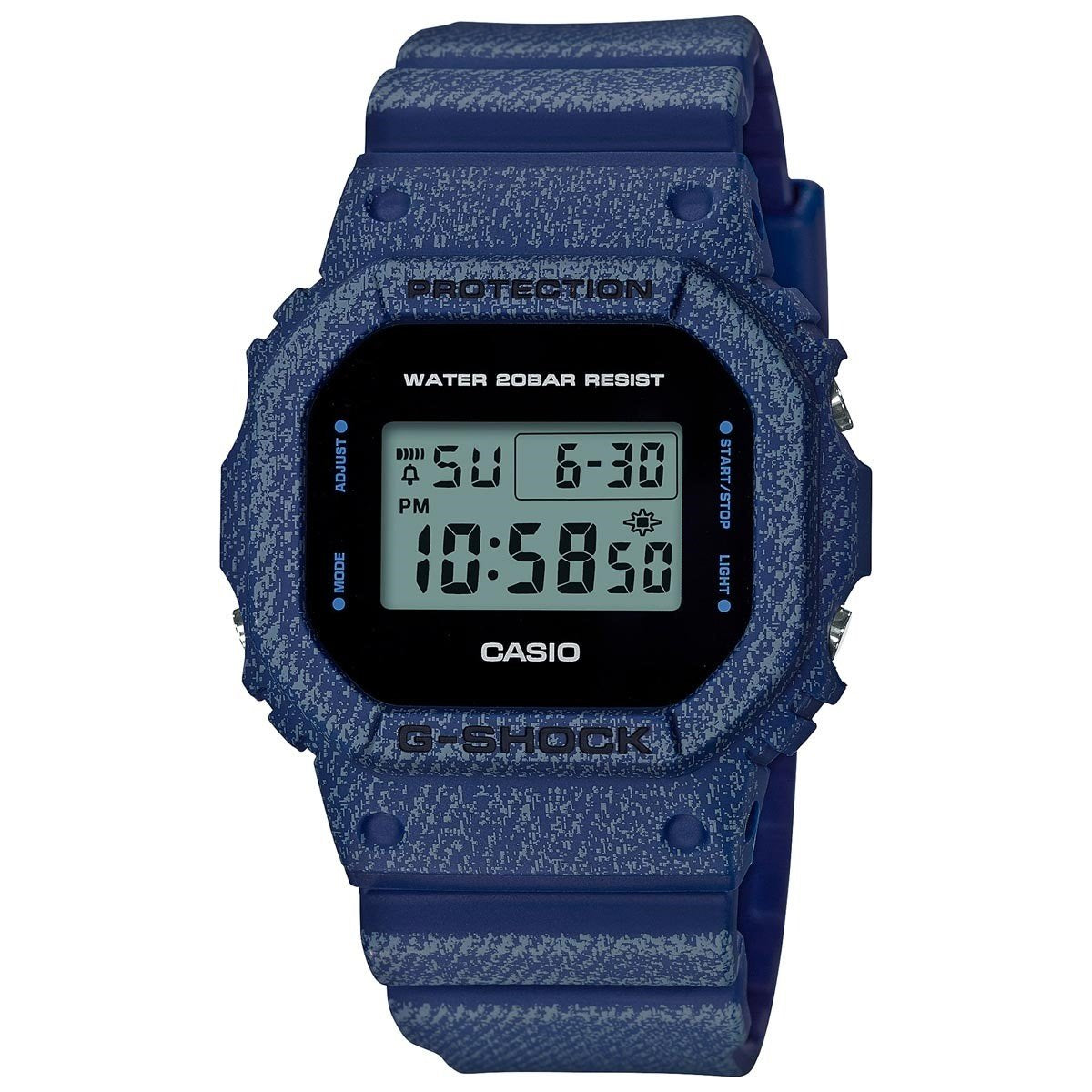 Casio Men&#39;s DW5600DE-2 G-Shcok Digital Blue Resin Watch