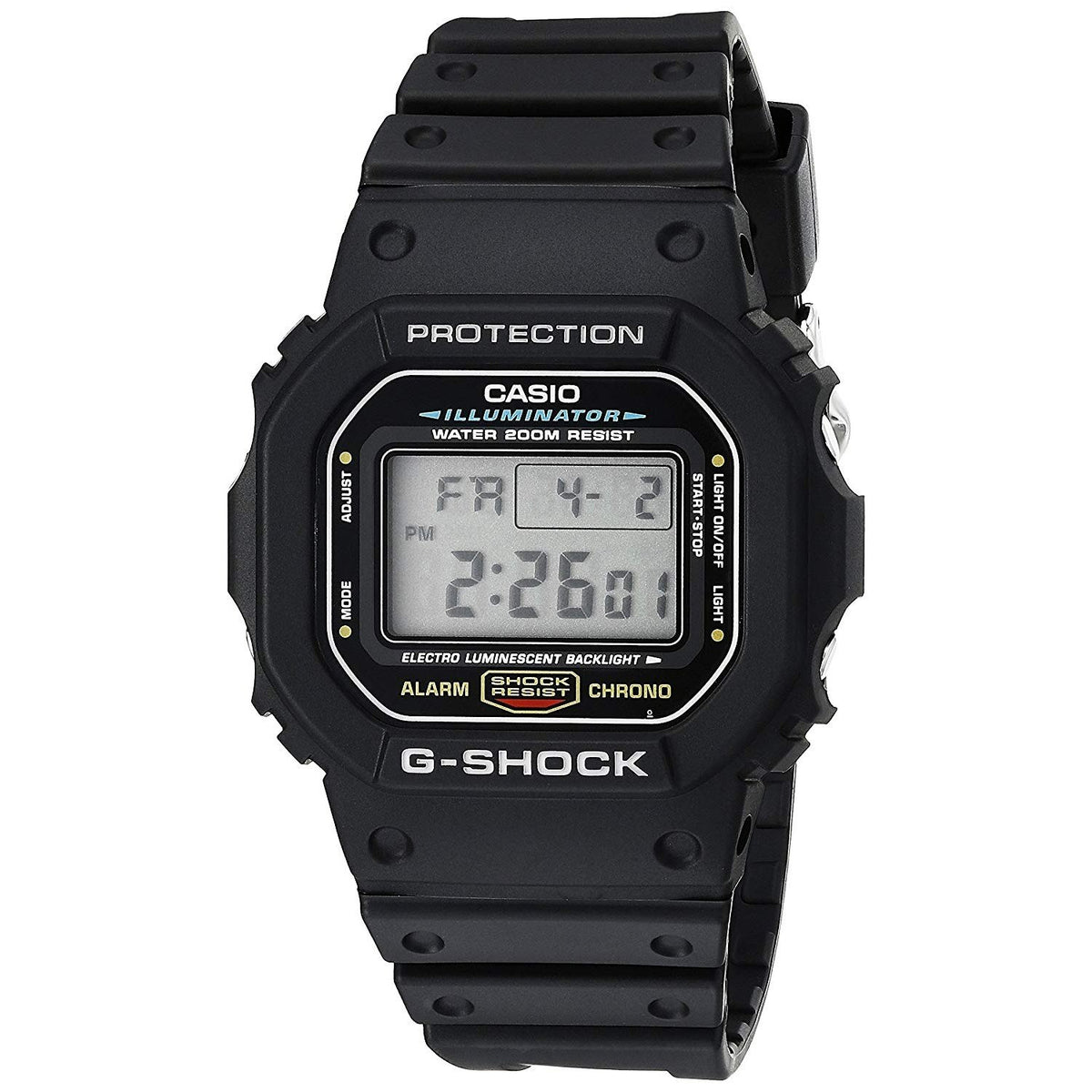 Casio Men's DW5600E-1 G-Shock Digital Black Resin Watch