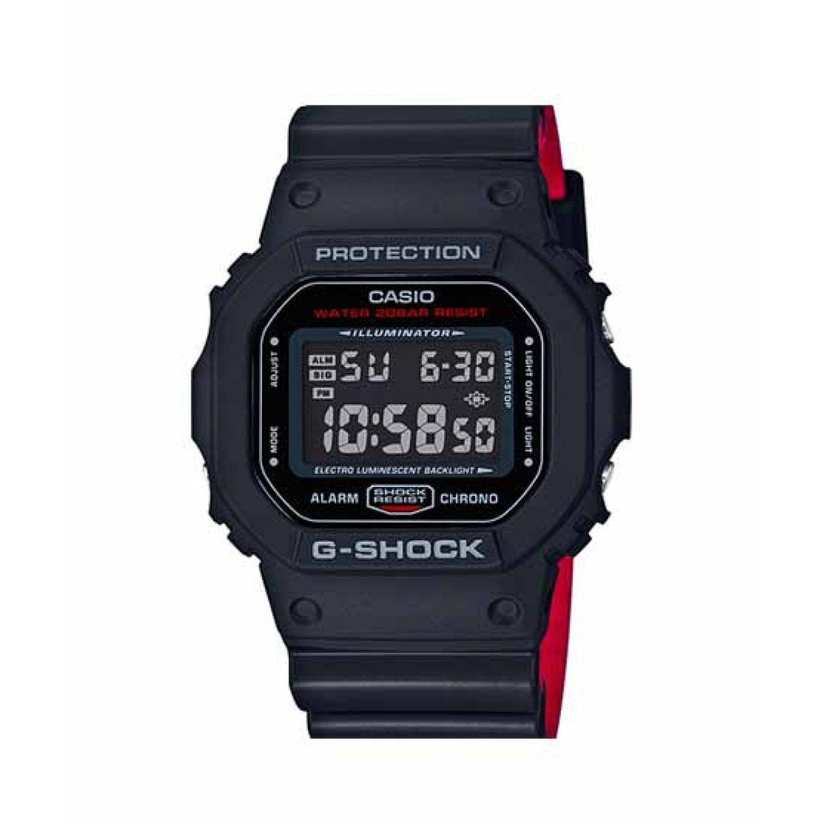 Casio Men's DW5600HR-1 G-Shock Black Resin Watch