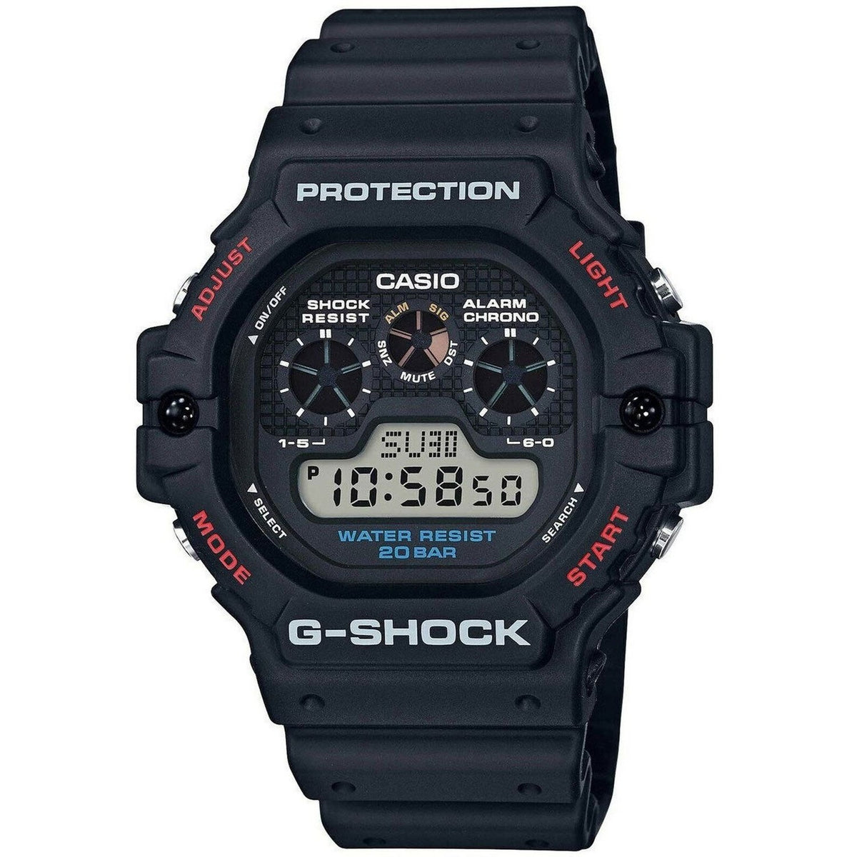 Casio Men's DW5900-1 G-Shock Black Resin Watch
