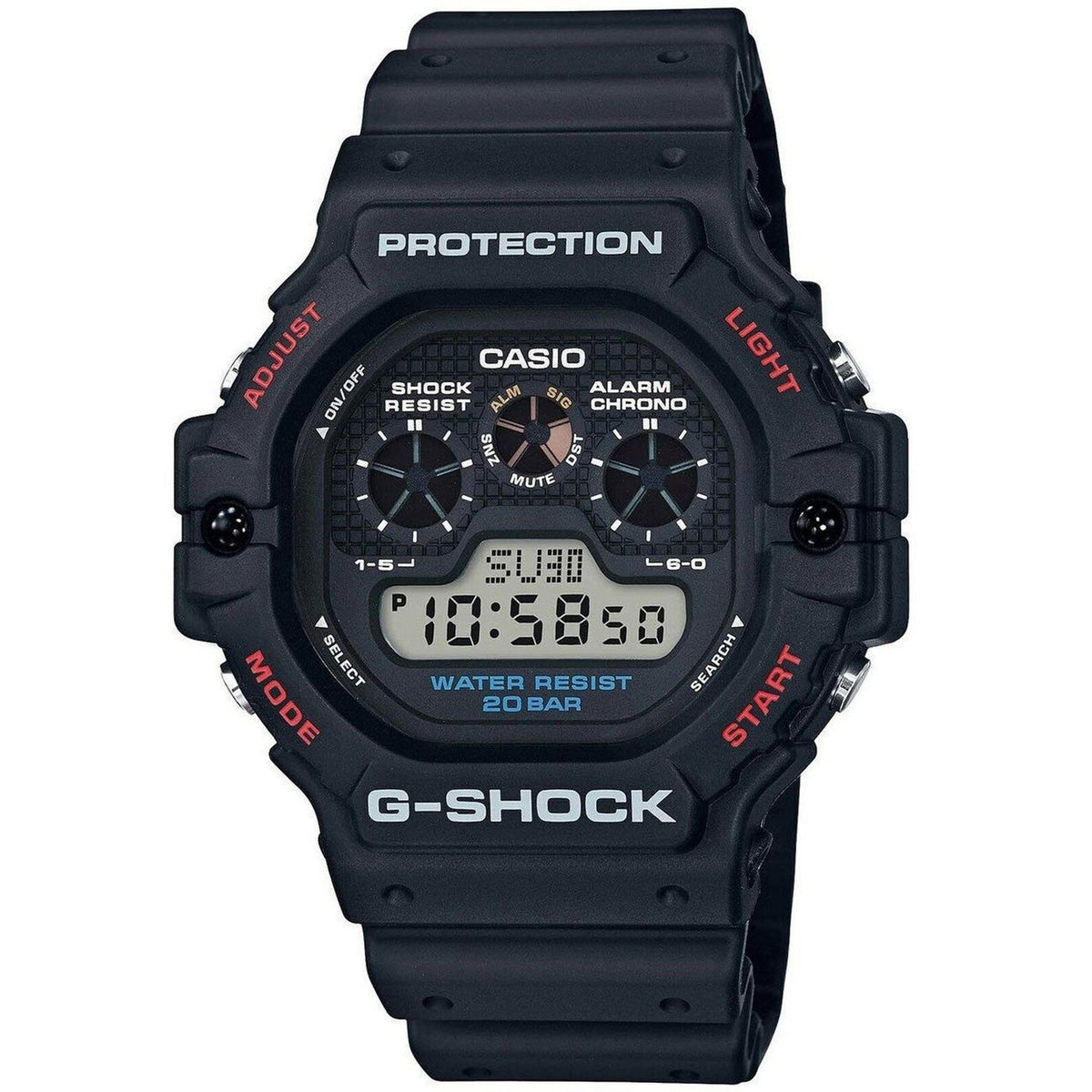 Casio Men&#39;s DW5900-1 G-Shock Black Resin Watch