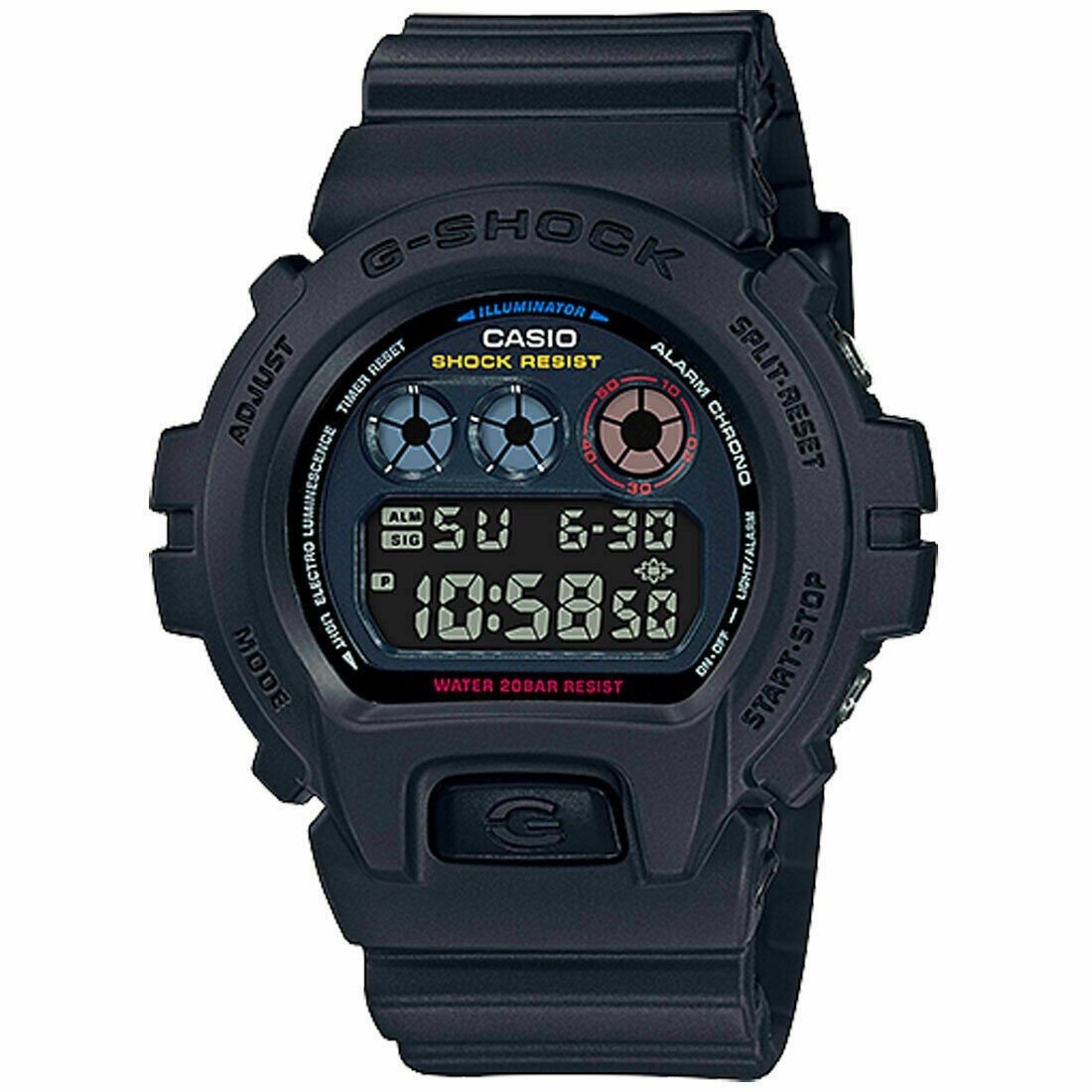 Casio Men's DW6900BMC-1 G-Shock Black Stainless Steel Watch
