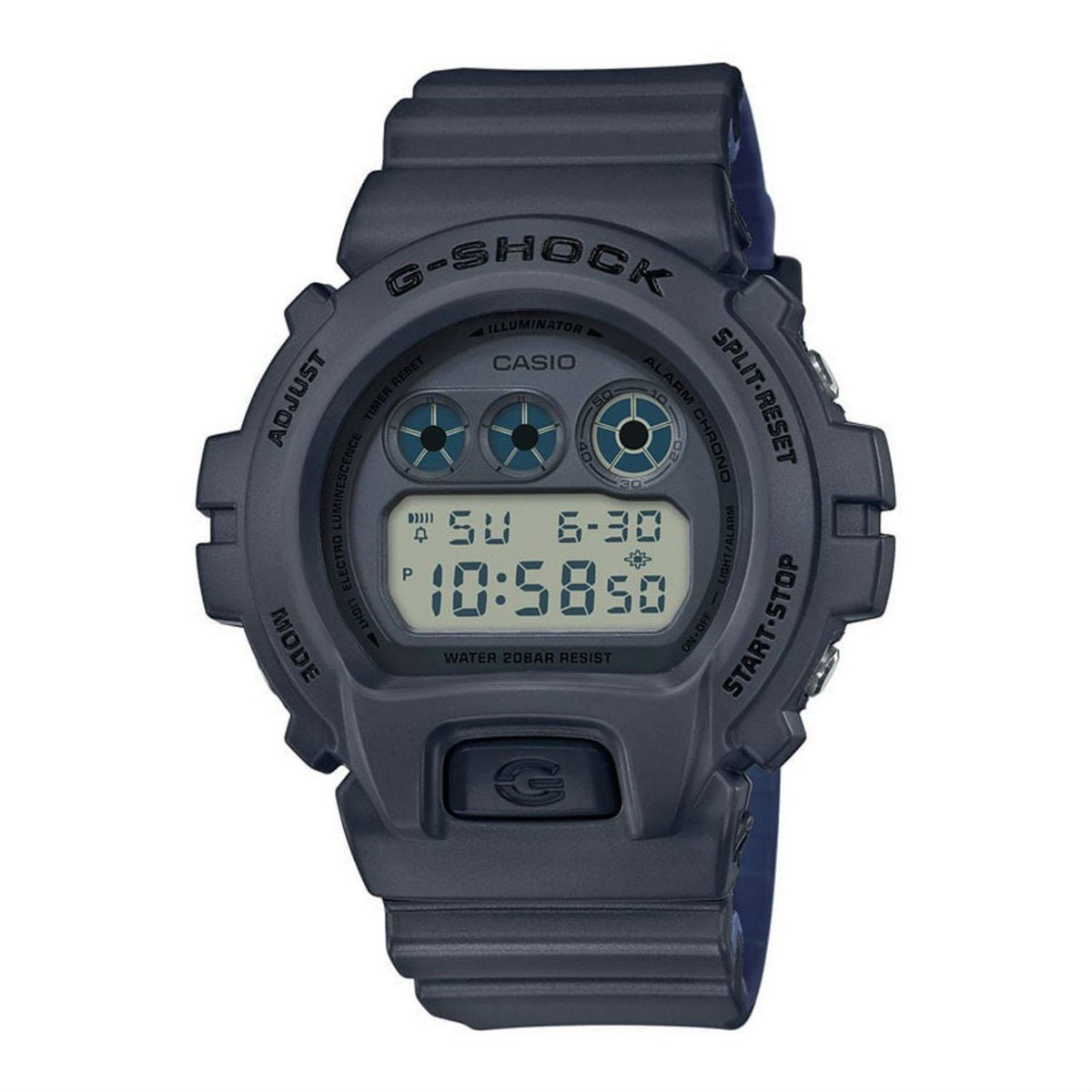 Casio Men's DW6900LU-8 G-Shock Grey Resin Watch