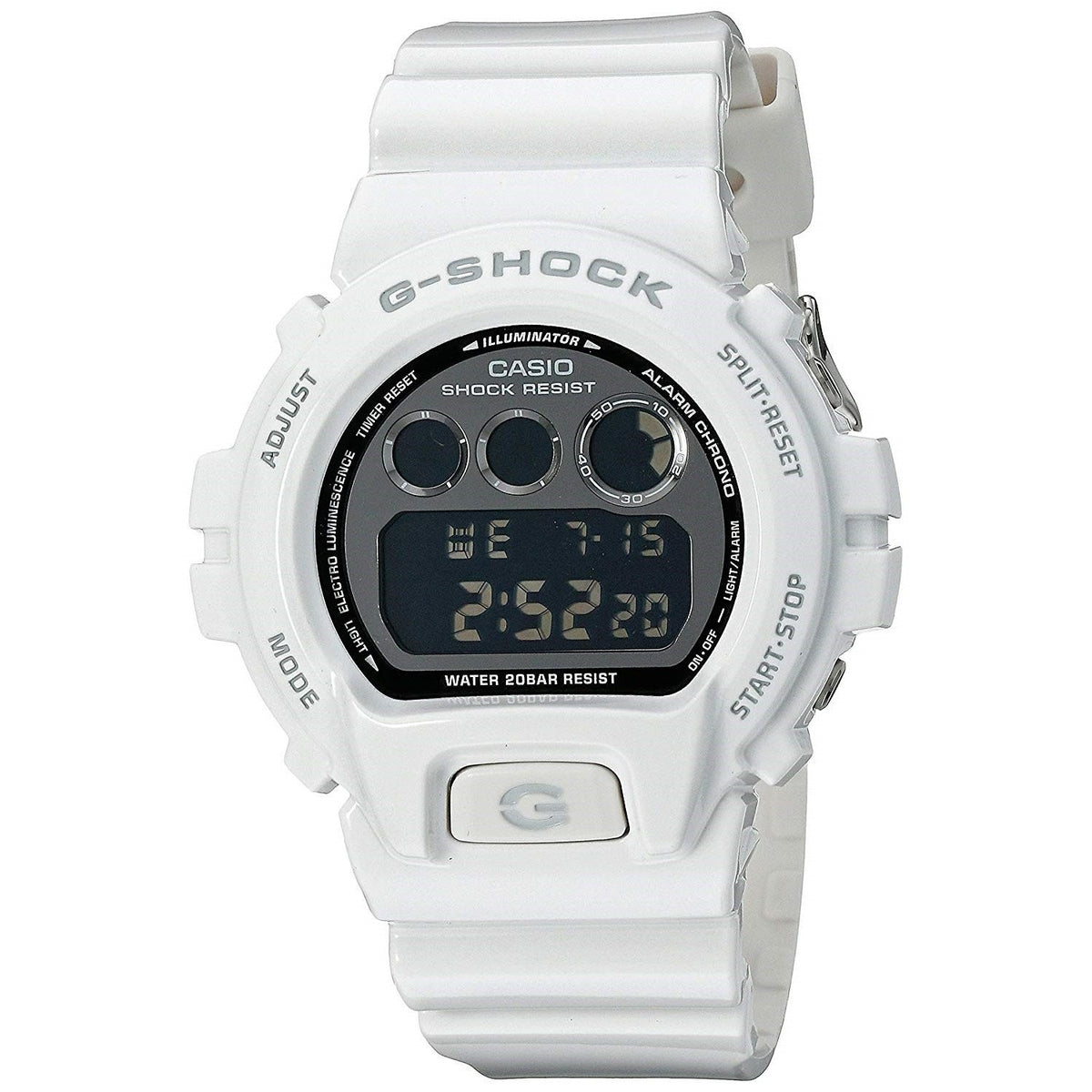 Casio Men&#39;s DW6900NB-7 G-Shock Metallic Limited Edition Digital White Resin Watch
