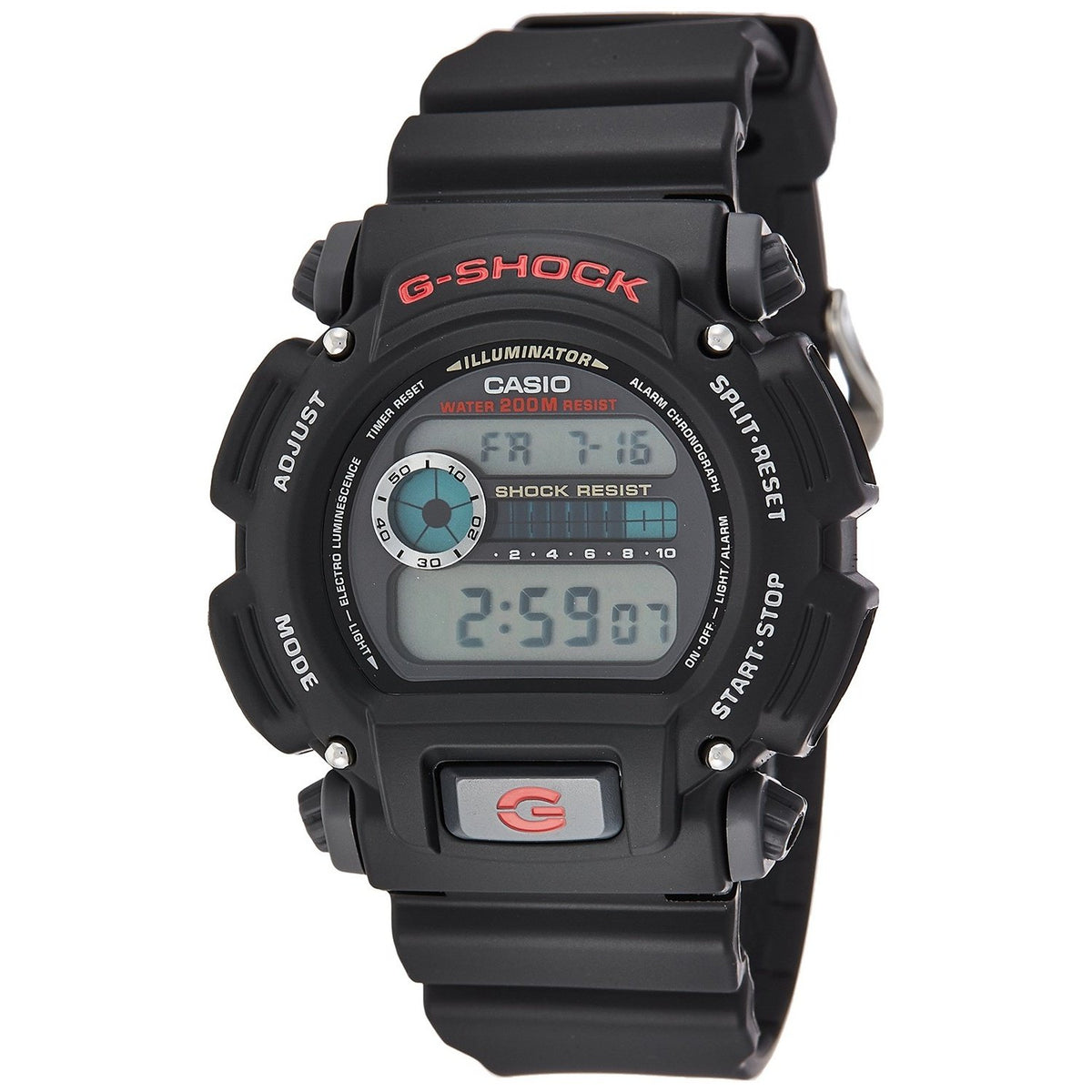 Casio Men's DW9052-1V G-Shock Black Resin Watch