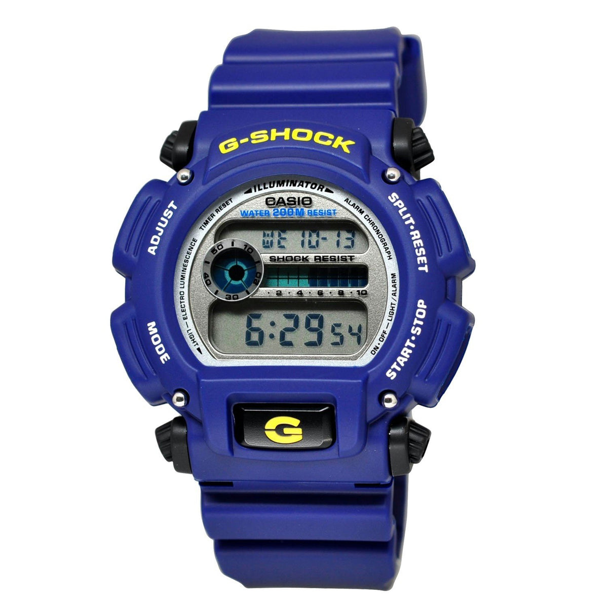 Casio Men's DW9052-2V G-Shock Chronograph Blue Resin Watch