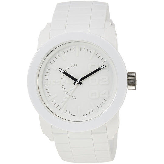 Diesel Men's DZ1436 Domination White Silicone Watch