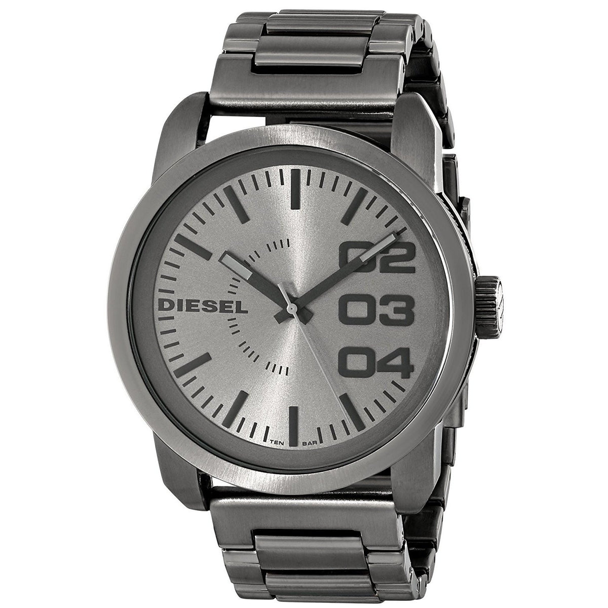 Diesel Men's DZ1558 Double Down Grey Stainless Steel Watch