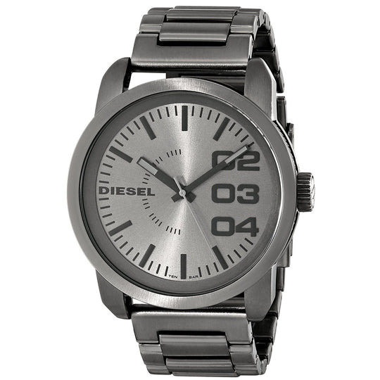 Diesel Men's DZ1558 Double Down Grey Stainless Steel Watch