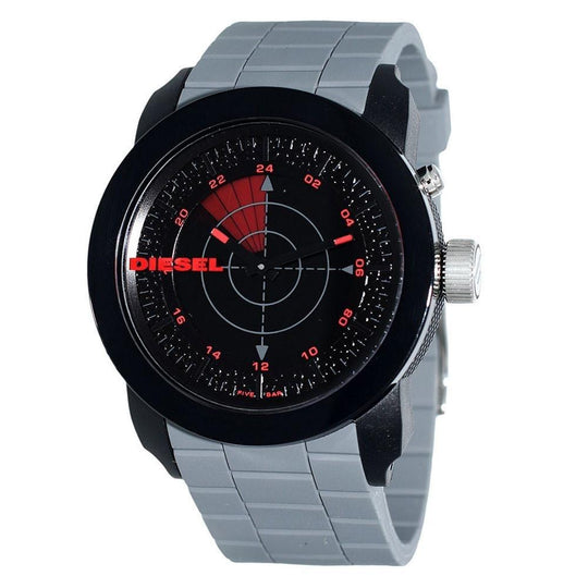 Diesel Men's DZ1610 Double Down Grey Rubber Watch